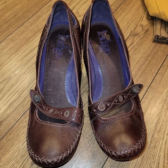 Indigo, heeled, shoes  - Picture 2 of 6